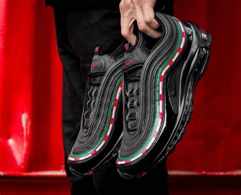 black gucci 97's|UNDEFEATED x NIKE AIR MAX 97 BLACK REVIEW! (Gucci .